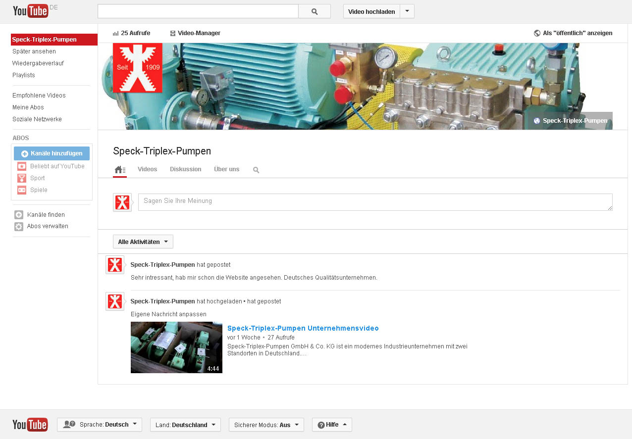 YouTube Channel
